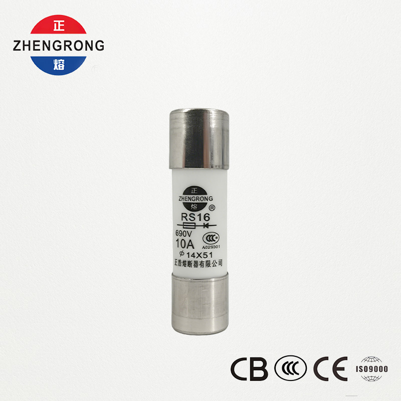 فیوز 14*51mm 500V 10A RS16 با ظرفیت شکست بالا
