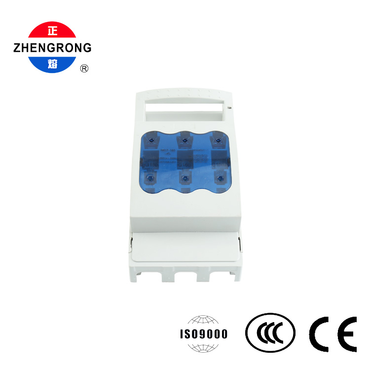3 قطب فیوز سوئیچ قطع کننده 160A 690V DIN ریل