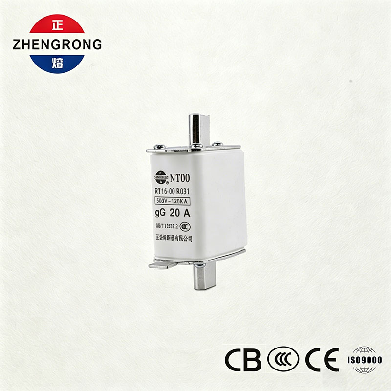 فیوز NT00 20A با ظرفیت شکست بالا - فیوز 500V 120kA سرامیک gG