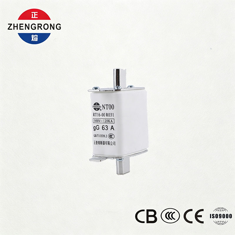 فیوز NT00 63A با ظرفیت شکست بالا - فیوز 500V 120kA سرامیک gG