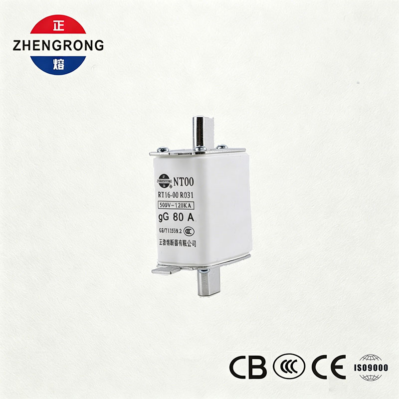 فیوز NT00 80A با ظرفیت شکست بالا - فیوز 500V 120kA سرامیک gG