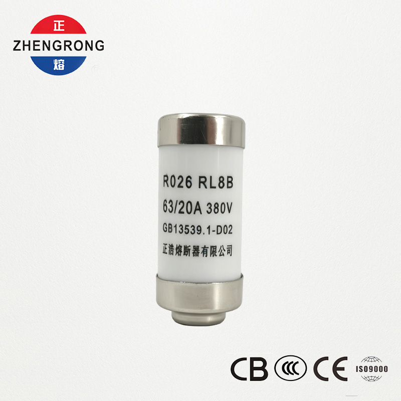 فیوز RL8B R026 380V | استاندارد 20A/63A D02