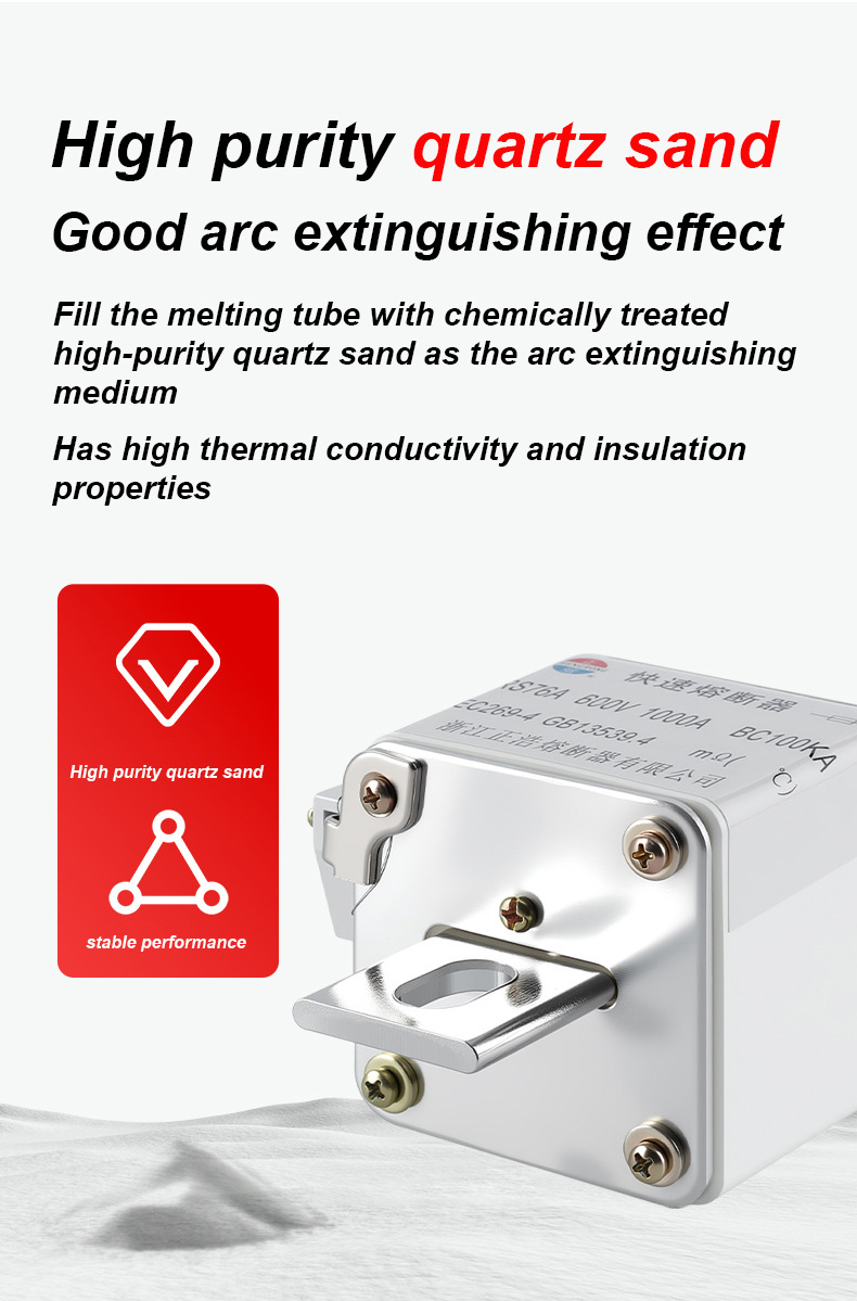 لینک فیوز RS76A 600V 100A BC100KA