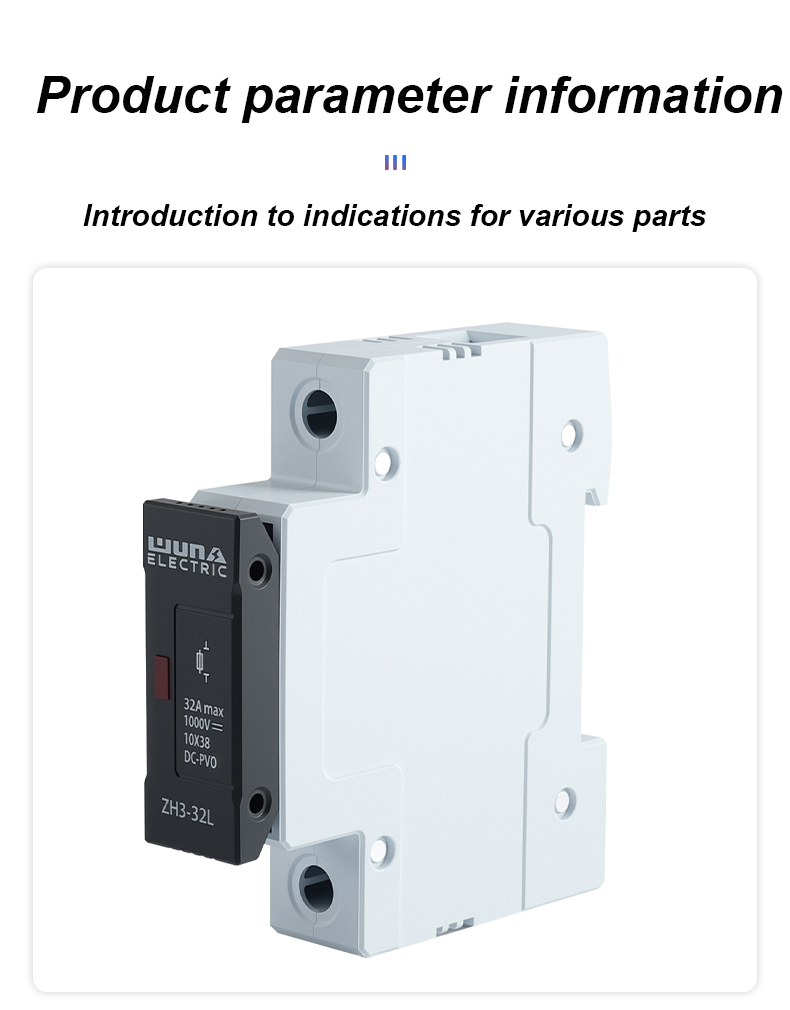 نگهدارنده فیوز 1000 ولت DC ZH32L